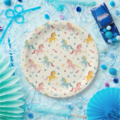 Niedliches Einhorn Pappteller (Party)