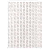 Niedliches Einhorn Pastel Rainbow Rectangle Tischdecke (Vorderseite)