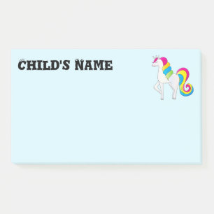 Niedliches Einhorn Post-it Klebezettel