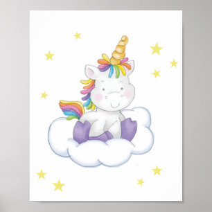 Niedliches Einhorn Poster