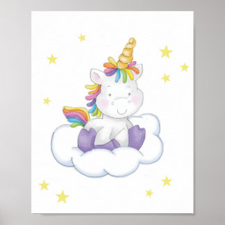Niedliches Einhorn Poster