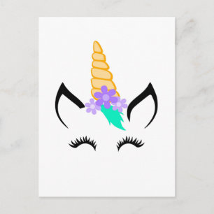 Niedliches Einhorn Postkarte