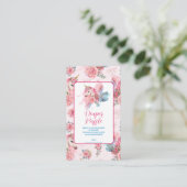 Niedliches Einhorn-Regenbogen-Diapper-Raffle Begleitkarte (Stehend Vorderseite)