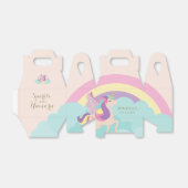 Niedliches Einhorn-Regenbogen-Pastel-Gable-Gefältb Geschenkschachtel (Ungefaltet)