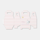 Niedliches Einhorn - Rosa Rosa Streifen Kindergebu Geschenkschachtel (Ungefaltet)