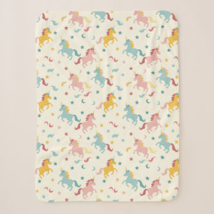 Niedliches Einhorn Sherpadecke