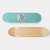 Niedliches Einhorn Skateboard (Horizontal)