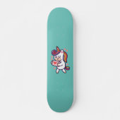 Niedliches Einhorn Skateboard (Vorne)