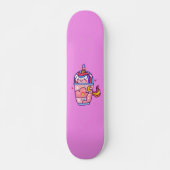 Niedliches Einhorn Skateboard (Vorne)