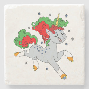 Niedliches Einhorn Steinuntersetzer