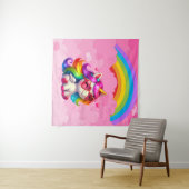 Niedliches Einhorn. Wandteppich (Beispiel (Horizontal))