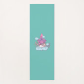 Niedliches Einhorn Yogamatte (Vorderseite)