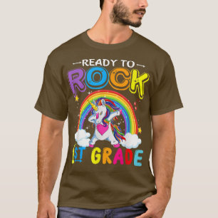 Niedliches Einhorn zurück in die Schule, bereit zu T-Shirt