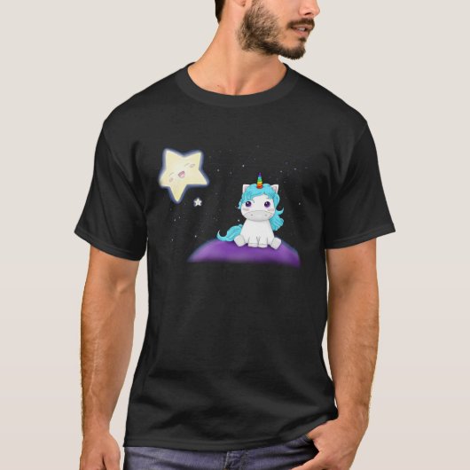 Niedliches Einhorngeschenk Pullover Hoodie (Vorderseite)