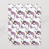 Niedliches Einhornmuster (Vorne/Hinten)