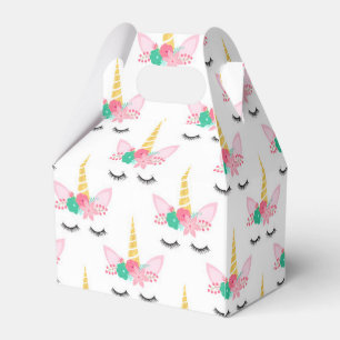 Niedliches Einhornmuster für die Geburtstagsparty Geschenkschachtel