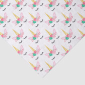 Niedliches Einhornmuster für die Geburtstagsparty Seidenpapier (Ausschnitt)