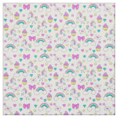 Niedliches Einhornmuster Stoff (Muster)