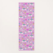 Niedliches Einhornmuster Yogamatte (Vorderseite)