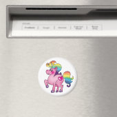 niedliches Einhornpony Magnet (In Situ (Geschirrspüler))