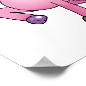 niedliches Einhornpony Poster (Ecke)