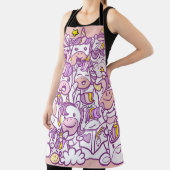 Niedliches Einhornpony: Zauberdoodle-Sammlung Schürze (InSitu)