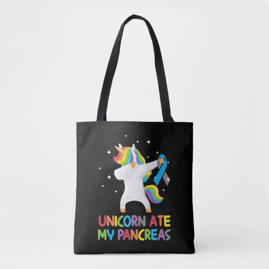 Niedliches Einicorn Pankreas Diabetisches Kind Tasche (Vorderseite)