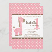 Niedliches Einladung (Vorne/Hinten)