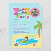 Niedliches Einladung (Vorne/Hinten)