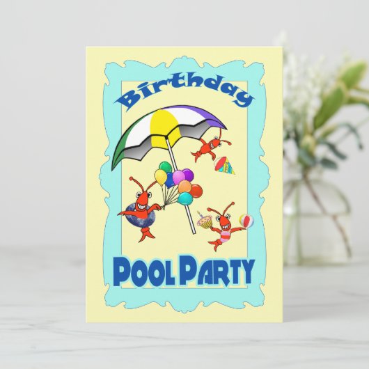 Niedliches Einladung (Stehend Vorderseite)