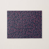 Niedliches, einzigartiges, Abstraktes Muster Puzzle (Horizontal)