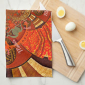 Niedliches einzigartiges Giraffe Animal Hakuna Mat Handtuch (Viertel Falte)