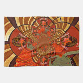 Niedliches einzigartiges Giraffe Animal Hakuna Mat Handtuch (Horizontal)