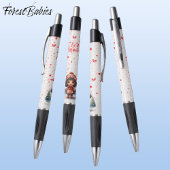 Niedliches, einzigartiges Lebkuchenmädchen, Schnee Kugelschreiber