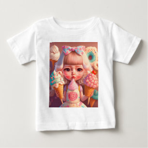 Niedliches Eis Baby T-shirt