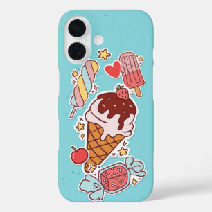 Niedliches Eis iPhone 16 Hülle