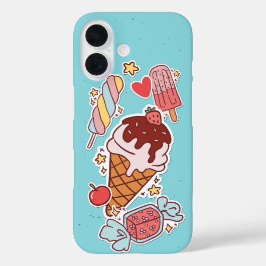 Niedliches Eis Case-Mate iPhone Hülle (Rückseite)