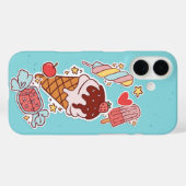 Niedliches Eis Case-Mate iPhone Hülle (Rückseite (Horizontal))