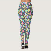 Niedliches Eis Creme Cones Muster Leggings (Rückseite)