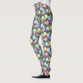 Niedliches Eis Creme Cones Muster Leggings (Links)