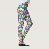 Niedliches Eis Creme Cones Muster Leggings (Rechts)