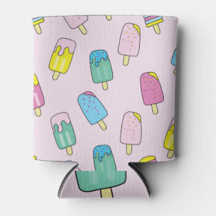 Niedliches Eis: Fruchtmuster. Dosenkühler