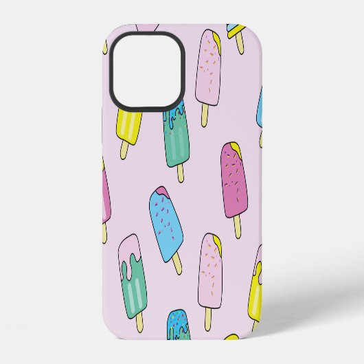 Niedliches Eis: Fruchtmuster. iPhone Hülle (Rückseite)