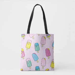 Niedliches Eis: Fruchtmuster. Tasche