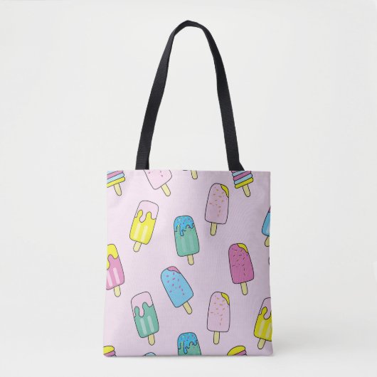 Niedliches Eis: Fruchtmuster. Tasche (Vorderseite)