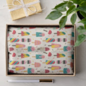 Niedliches Eis Geburtstagsfeier Seidenpapier (Geschenk)
