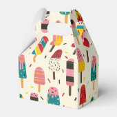 Niedliches Eis Geburtstagsparty Geschenkschachtel (Rückseite)