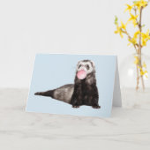 Niedliches Eisbällchen Karte (Gelbe Blume)