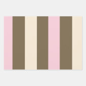 Niedliches Eiscreme-Kone-Muster in neapolitanische Geschenkpapier Set (Vorderseite 2)