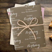 Niedliches Eiscreme-Kone-Muster in neapolitanische Geschenkpapier Set